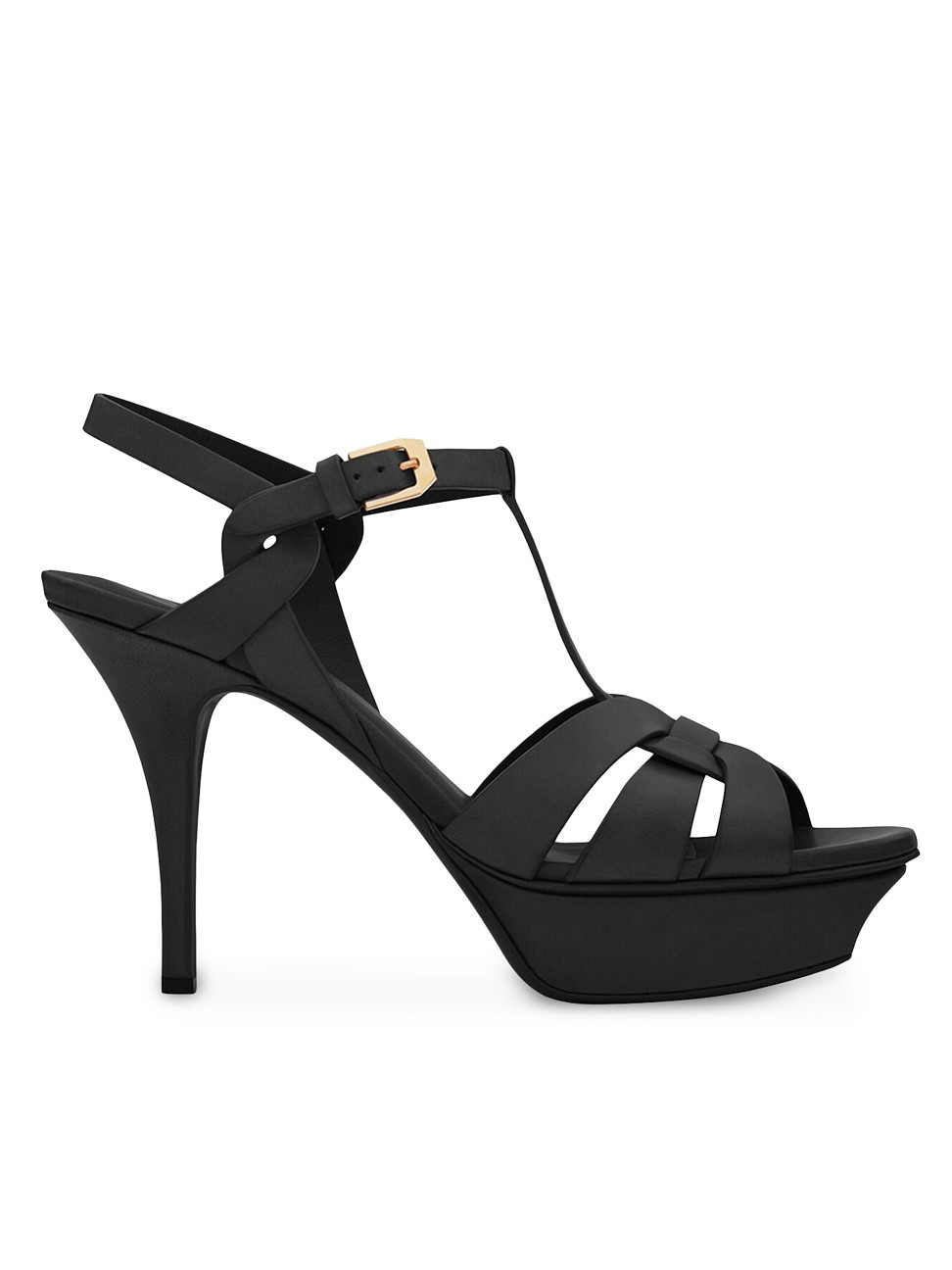 Women's Tribute 75MM Leather Platform Sandals - Nero - Size 11 - Nero - Size 11 | Saks Fifth Avenue