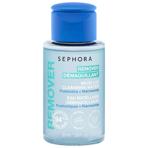 Mini Micellar Cleansing Water with Postbiotics + Niacinamide - SEPHORA COLLECTION | Sephora | Sephora (US)