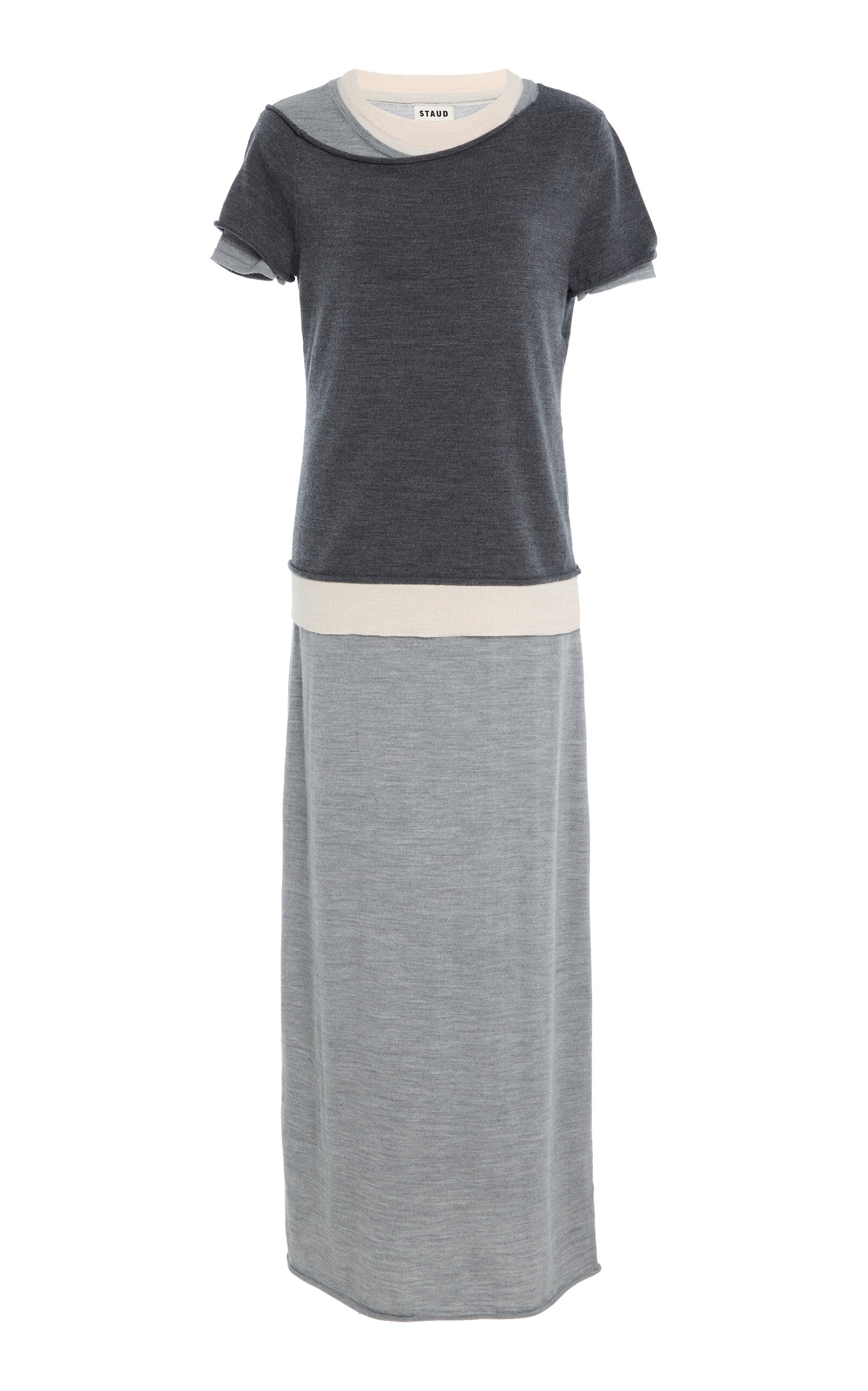 Lyric Layered Wool-Blend Jersey Dress | Moda Operandi (Global)