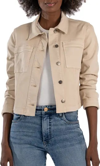 KUT from the Kloth Matilda Crop Trucker Jacket | Nordstrom | Nordstrom