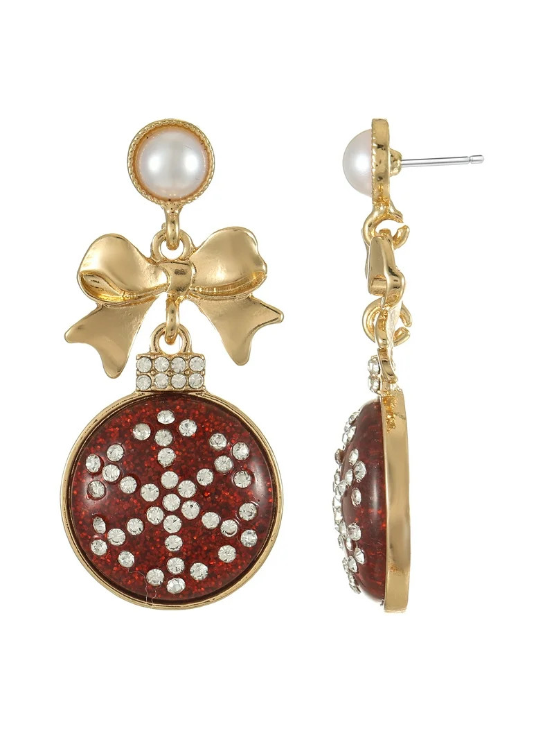 Holiday Time Ornament Earrings, 1 Pair | Walmart (US)
