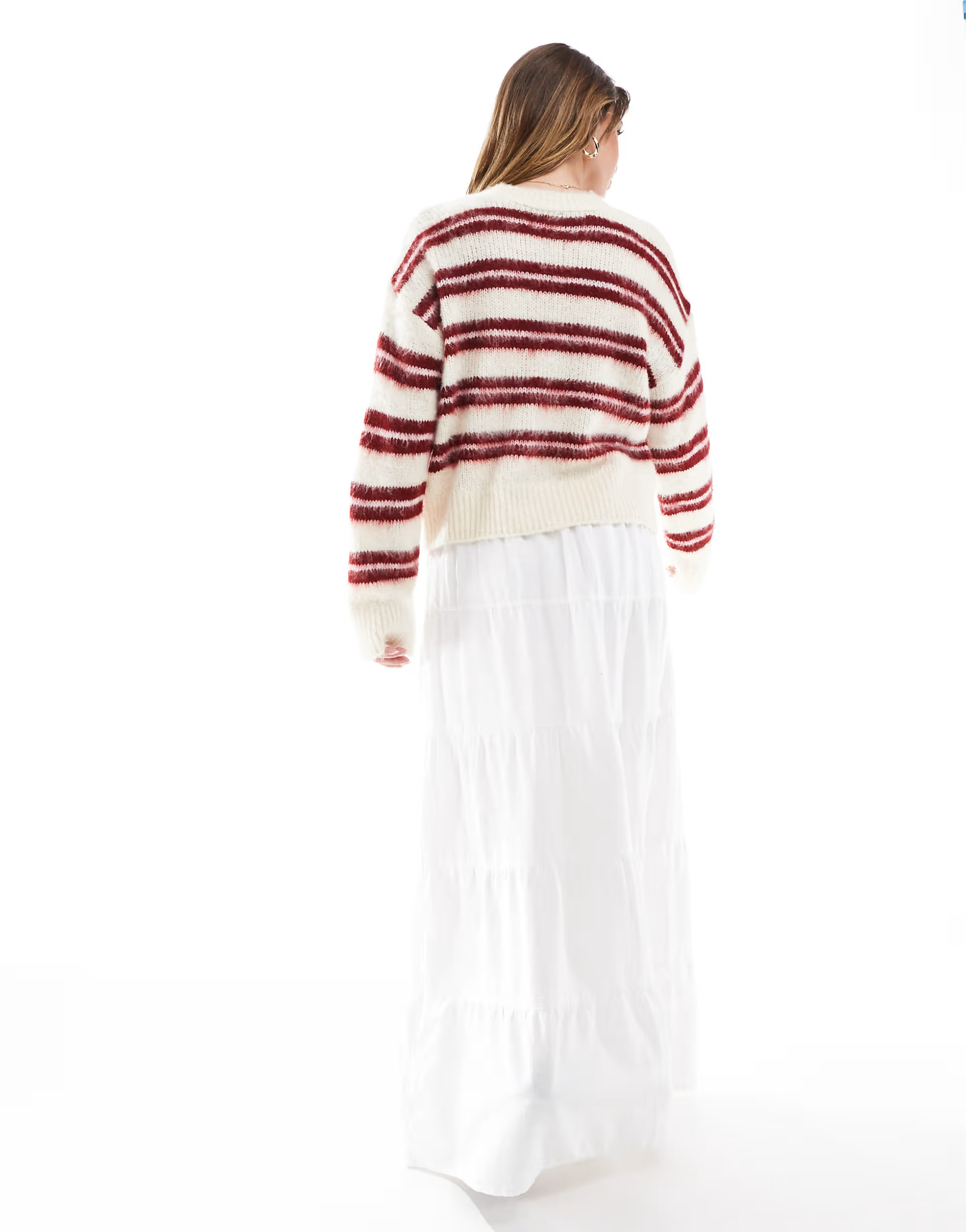 Cotton On tiered maxi skirt in white | ASOS | ASOS (Global)