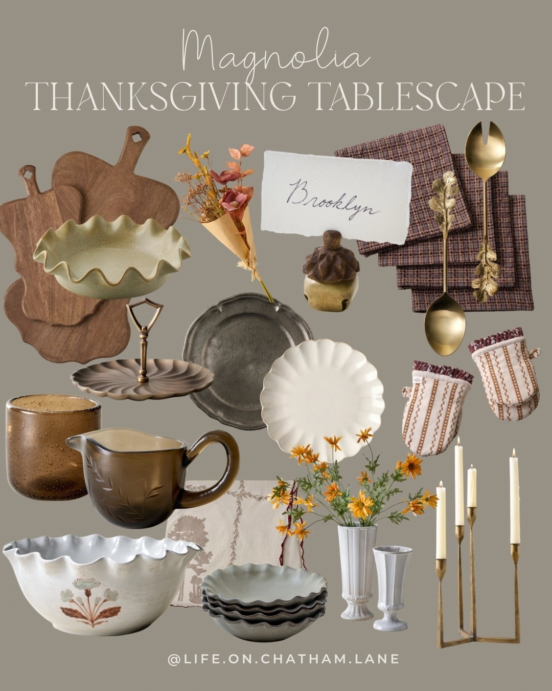 Magnolia Home Thanksgiving tablescape finds! 🤎 I’m loving all of these pretty pieces for creating a warm and inviting table for Thanksgiving. So many beautiful hosting finds!

#LTKHome #LTKSeasonal