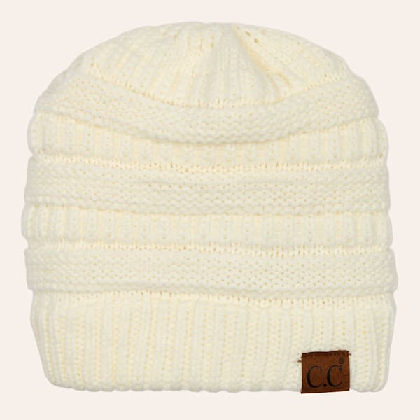C.C. Beanie Women's Ivory Classic Beanie | Cavender's