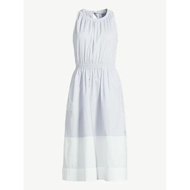 Free Assembly Women's Sleeveless Fit and Flare Dress - Walmart.com | Walmart (US)