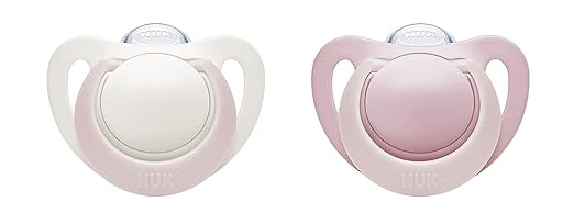 Amazon.com: NUK Newborn Orthodontic Pacifiers, Girl, 0-2 Months, 2-Pack | Amazon (US)