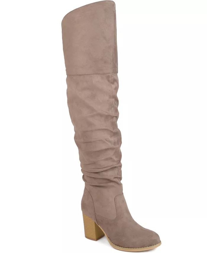 Journee Collection Women's Kaison Wide Calf Boots - Macy's | Macy's