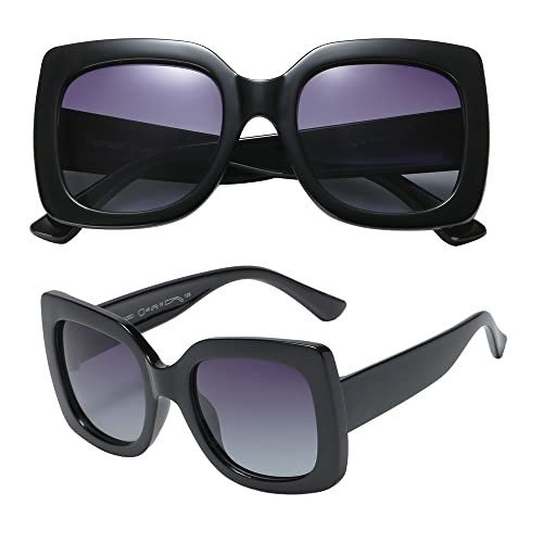PolarSpex Girls Elastic Square Oversized Kids Polarized Sunglasses - BPA Free | Amazon (US)