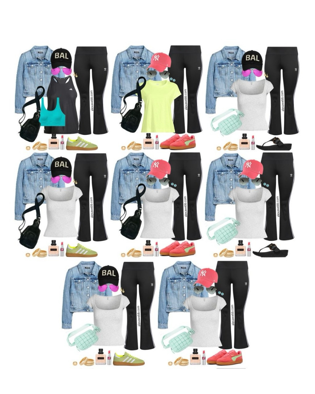 Plus Size Spring Athleisure Capsule - A plus size wardrobe capsule collection of colorful active wear and athleisure clothes for spring and summer. An easy collection of comfortable clothes for mixing and matching into adorable outfits. I'll show you how... Alexa Webb #plussize

#LTKPlusSize #LTKStyleTip #LTKActive