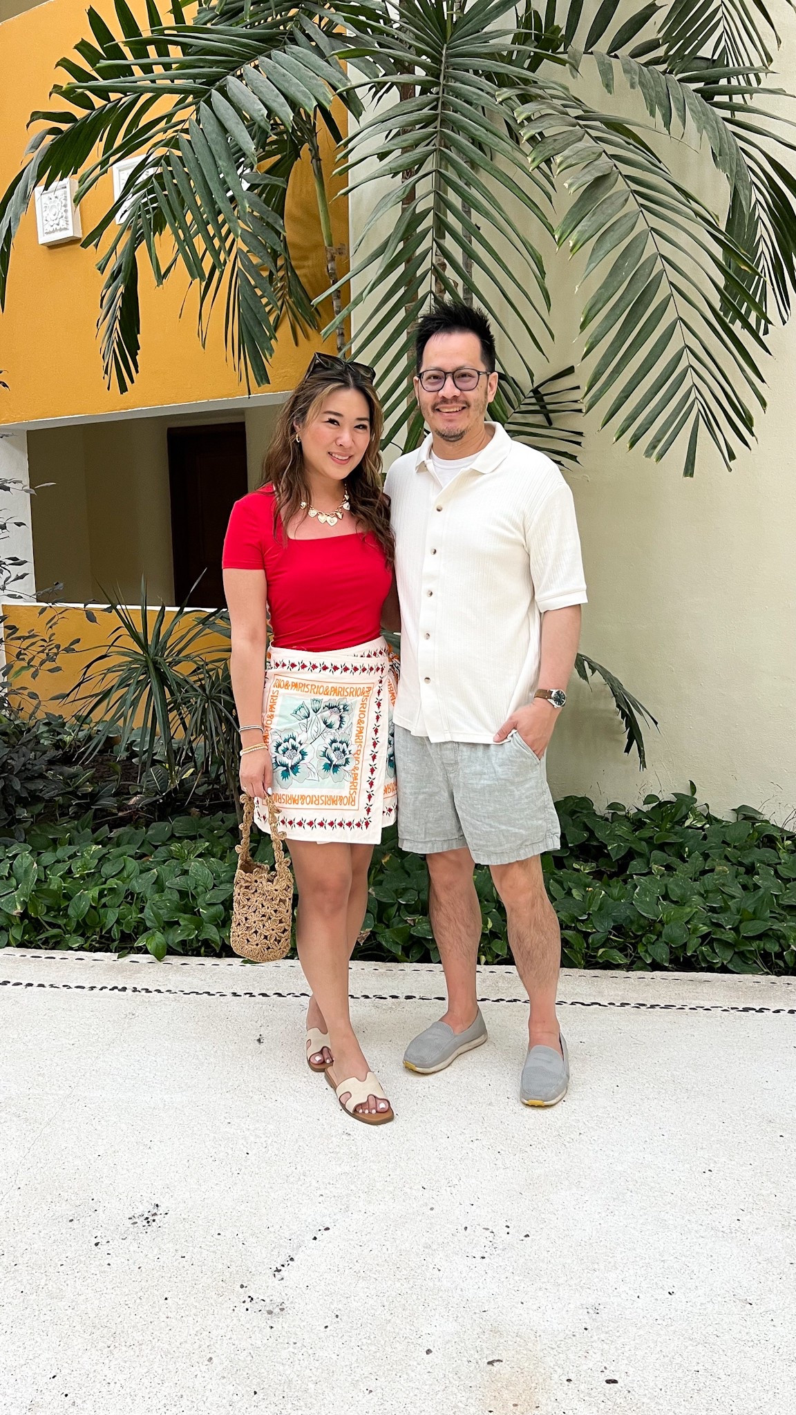 Couples Mexico Day to Dinner outfit 
My top and skirt: Medium
Amazon Fashion 
