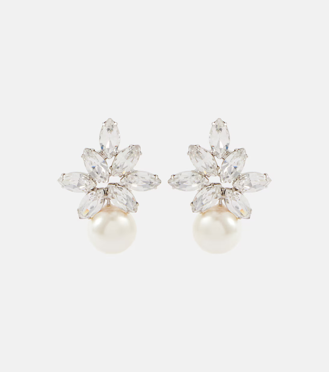 Liza embellished faux pearl earrings | Mytheresa (US/CA)