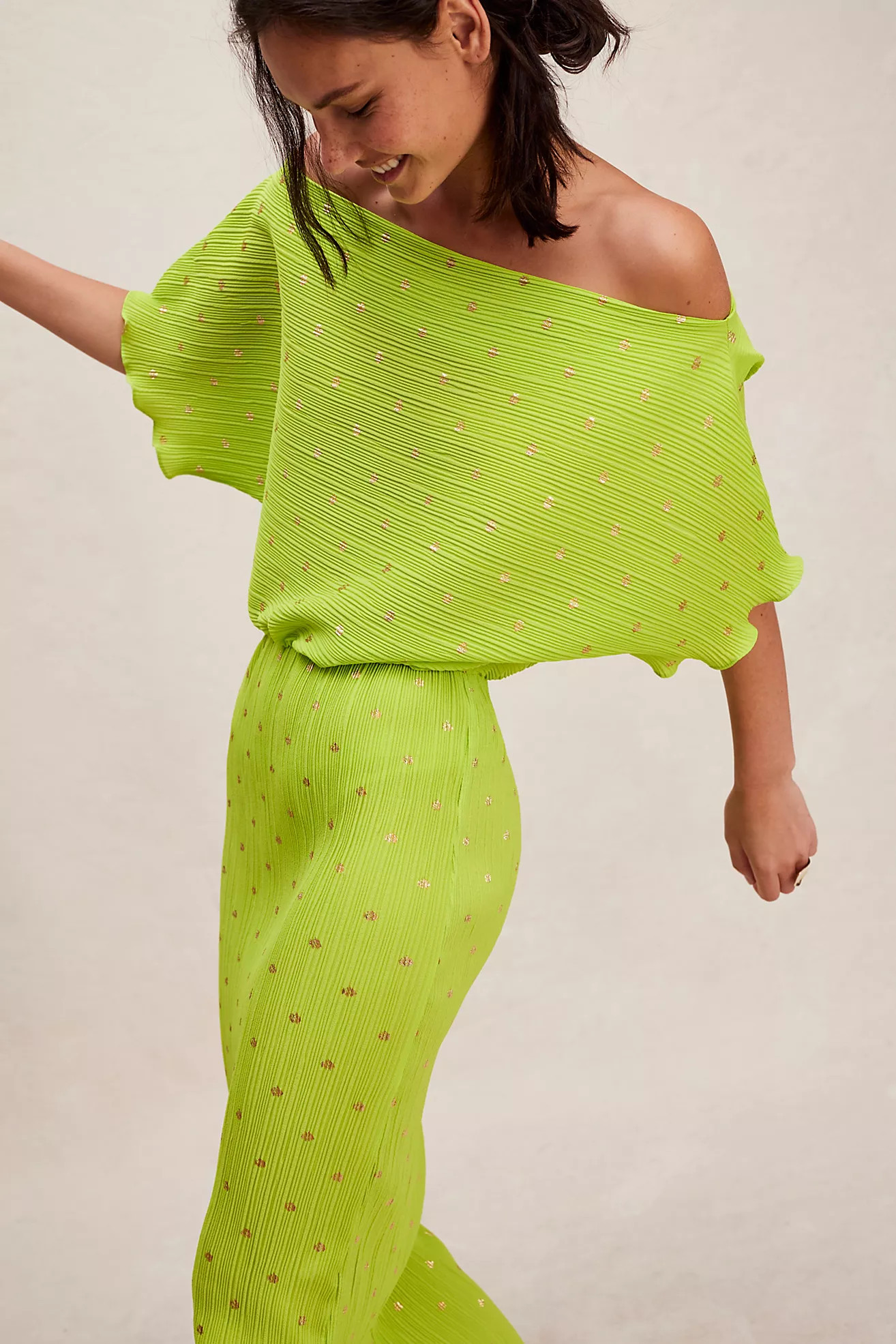 Never Fully Dressed Lime Tilly Dress | Free People (Global - UK&FR Excluded)
