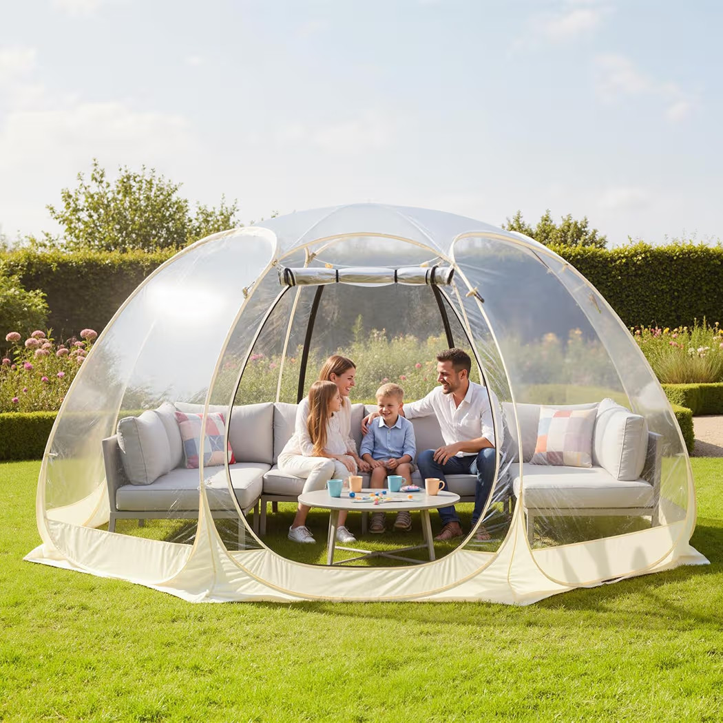 Pop Up Bubble Tent, Instant Igloo Tent Suitable for 4-6 People, Screen House for Patios, Cold | Amazon (US)