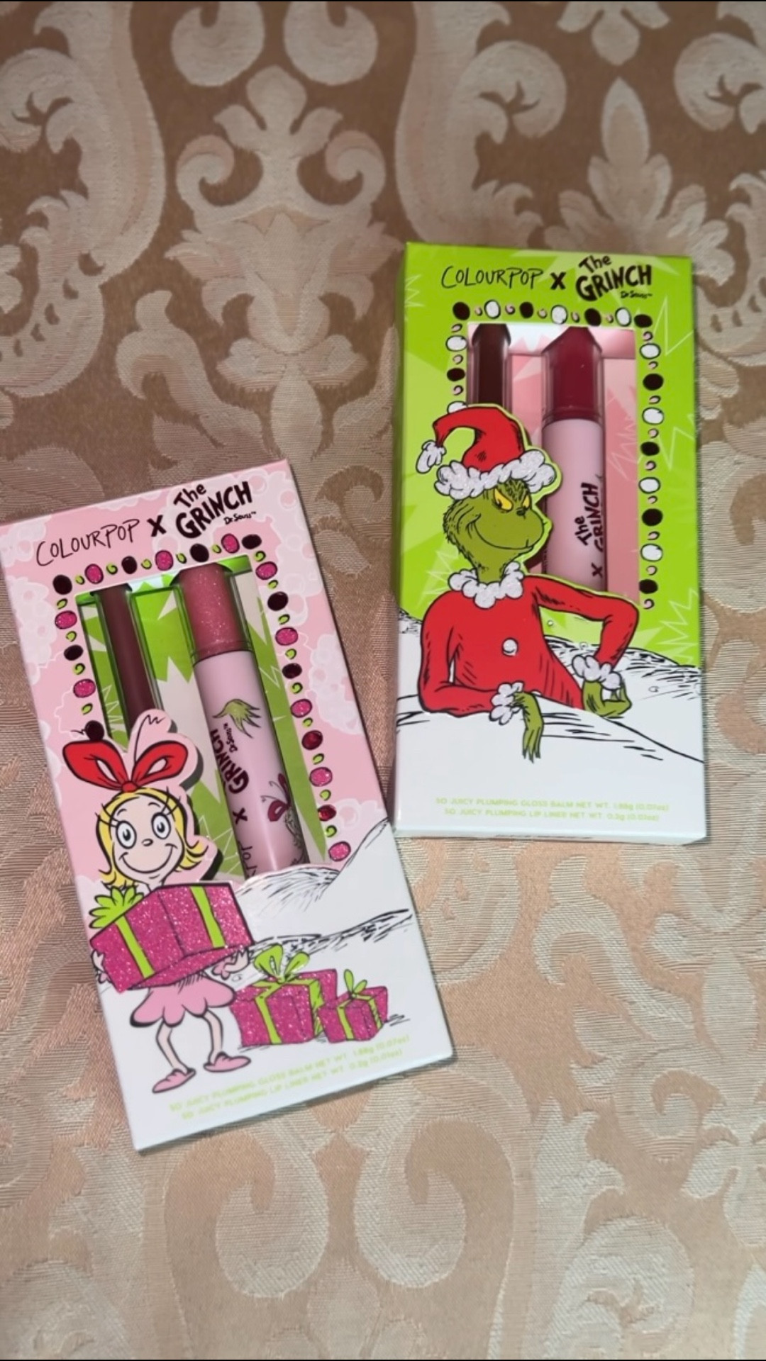 Let’s try the ColourPop x The Grinch ~ So Juicy Lip kit in the color Pinky Who 🎀❄️

#LTKBeauty #LTKgrwm #LTKGiftGuide