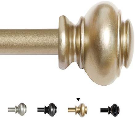 H.VERSAILTEX Window Curtain Rods for Windows 28 to 48 Inches Adjustable Decorative 3/4 Inch Diame... | Amazon (US)