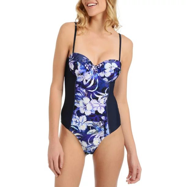 Cyn And Luca Hibiscus Haven Swimsuit One Piece | Walmart (US)