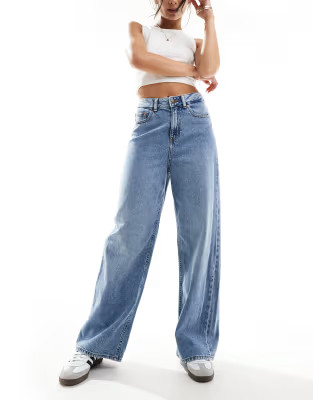 JJXX Tokyo wide fit jeans in light blue wash | ASOS | ASOS (Global)