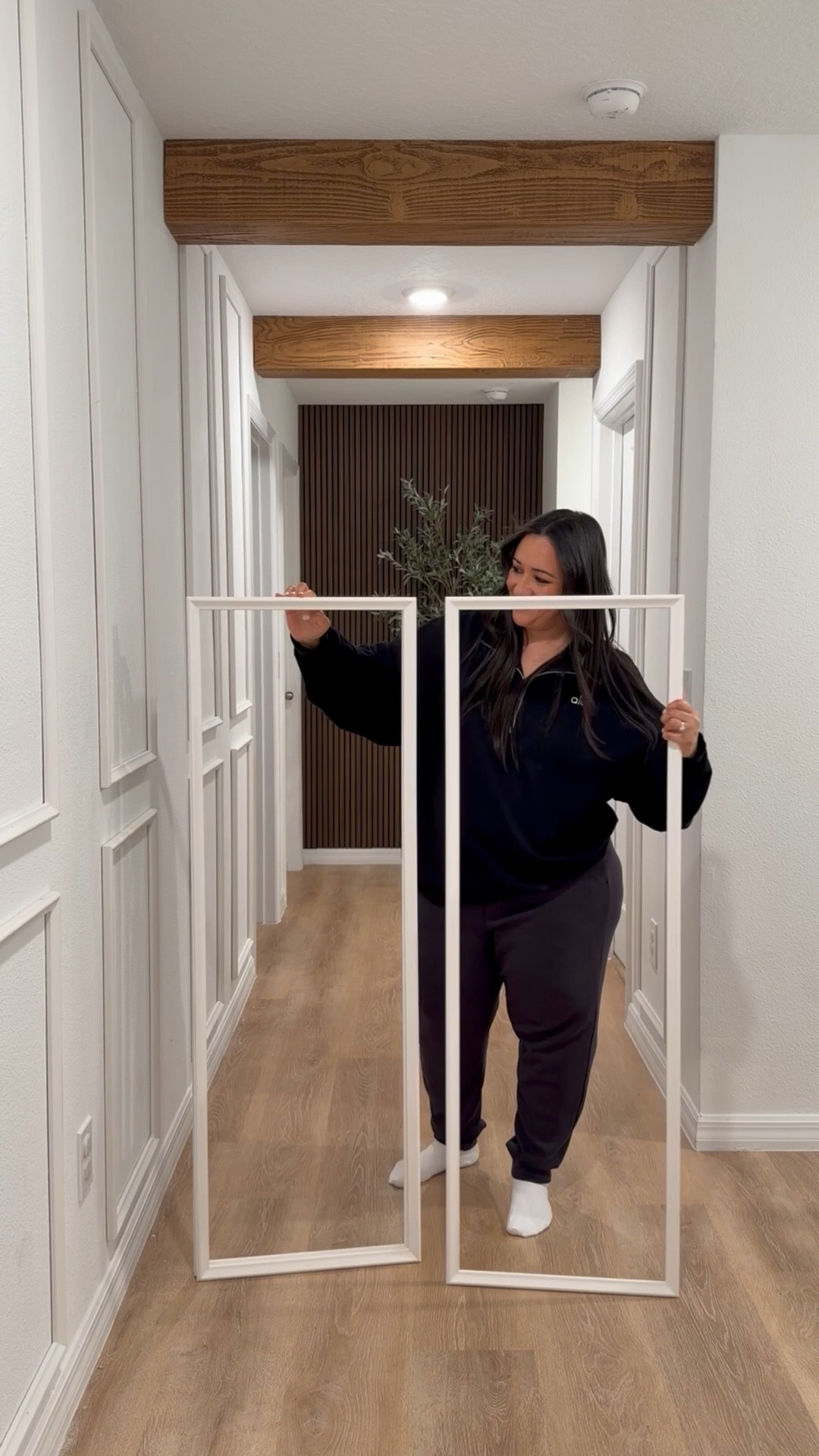 Peel & Stick wall trim for a beautiful wainscoting finish. Real wood and renter friendly!! 

Home
Home decor
Home refresh 
Home diy 

#LTKHome #LTKdayinmylife #LTKSaleAlert