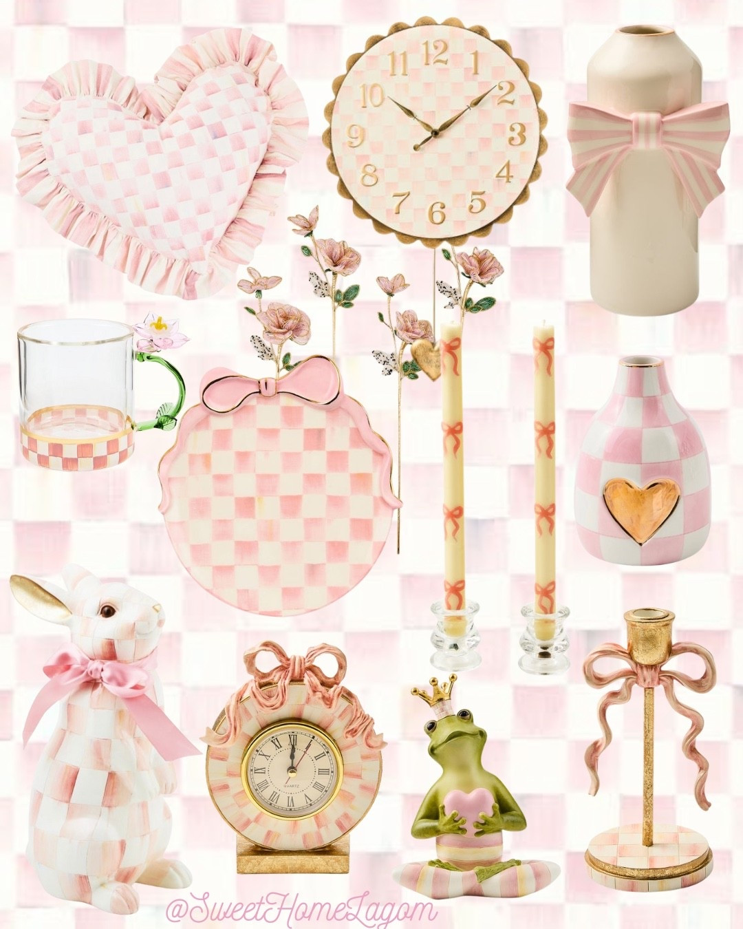 New arrivals from Mackenzie Childs! This pretty pink Rosy Check is my absolute favorite!! 

#LTKSaleAlert #LTKSeasonal #LTKValentine