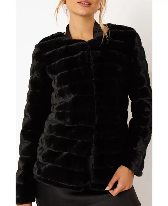 Petal and Pup Women's Aylin Channel Faux Fur Jacket - Macy's | Macy's