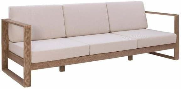 Linon Silas 3 Seater Sofa Natural | Amazon (US)