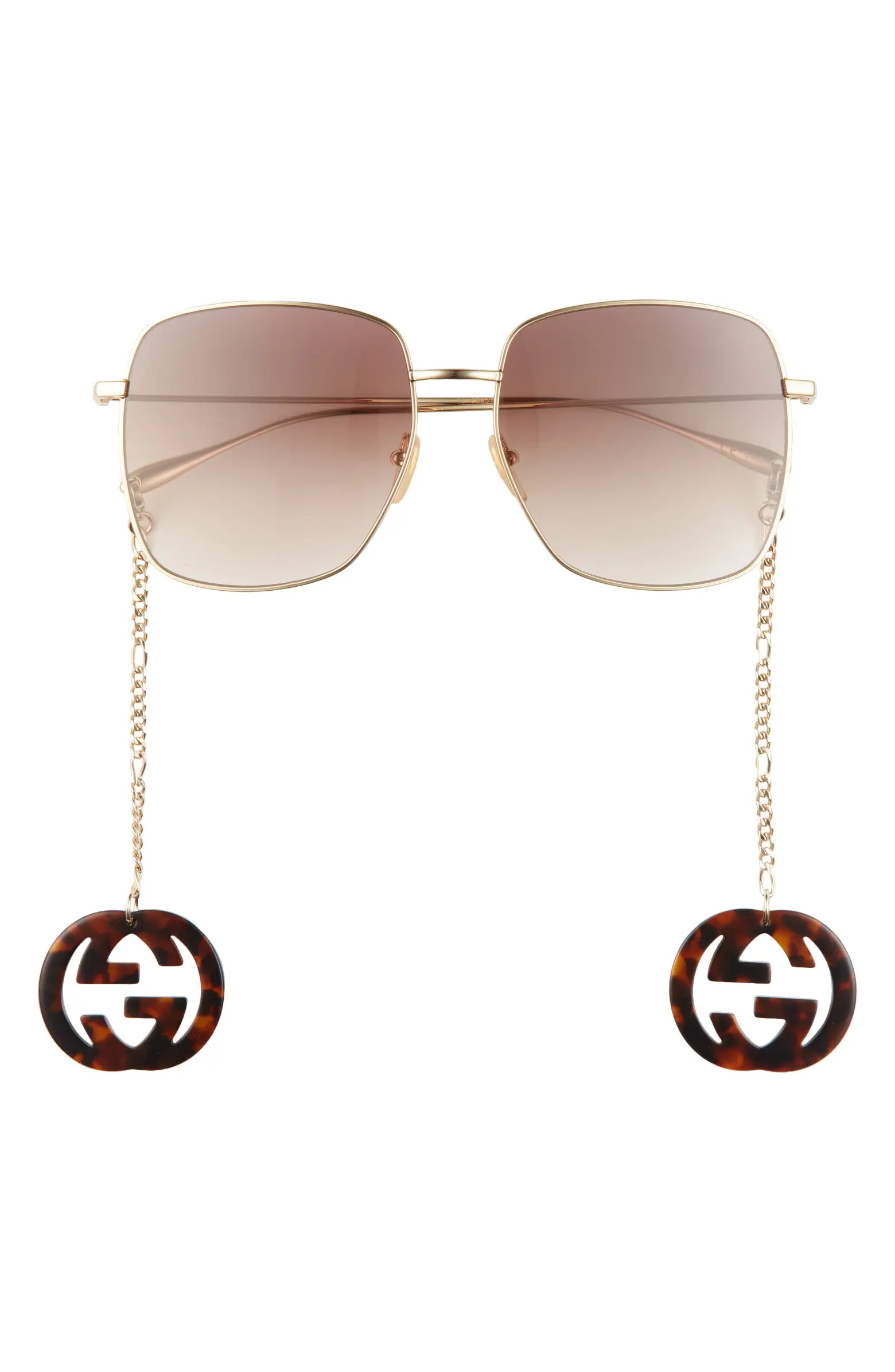 59mm Square Sunglasses | Nordstrom