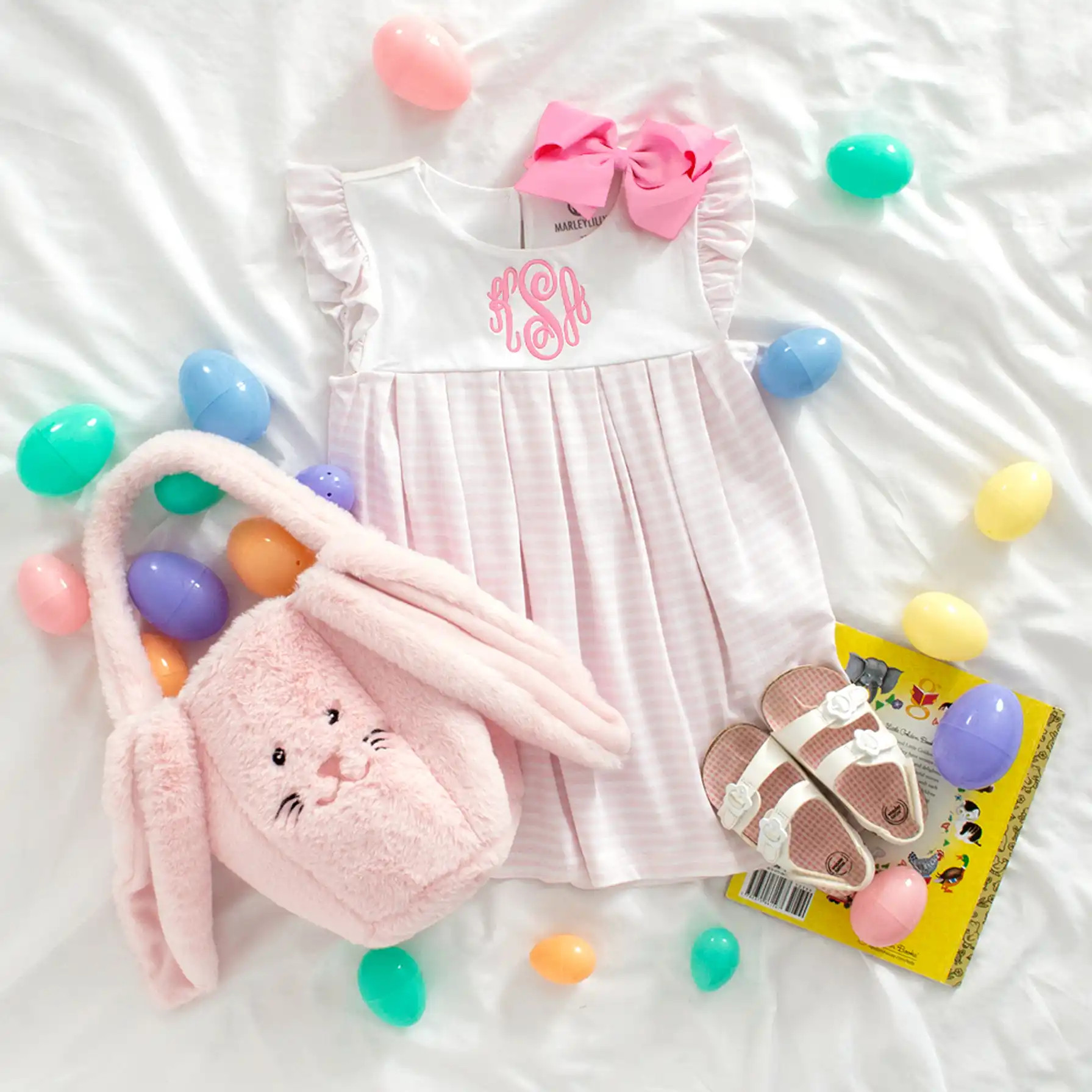 Monogrammed Sunday Dress | Marleylilly