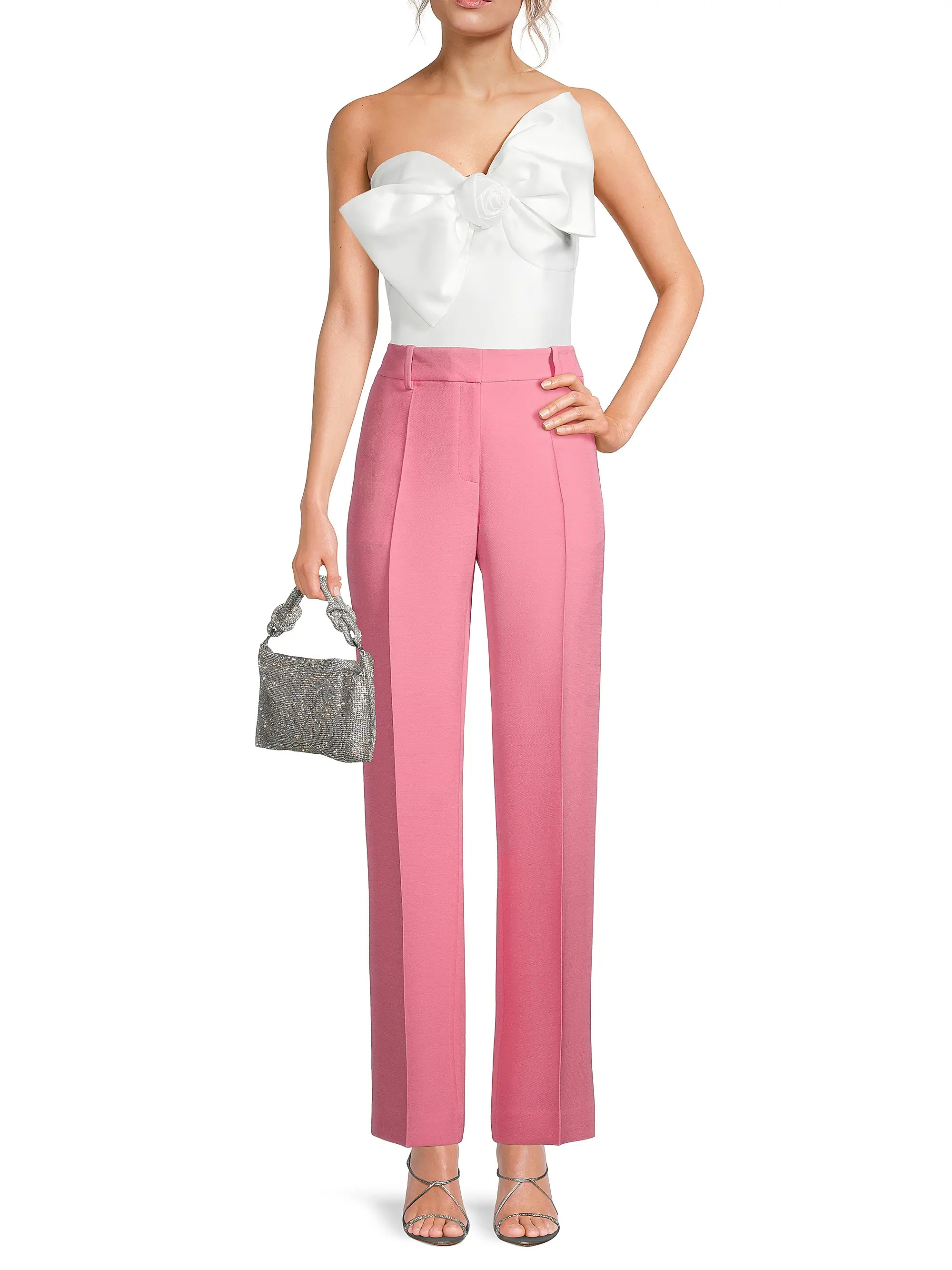 Presley Bow-Flower Top | Saks Fifth Avenue