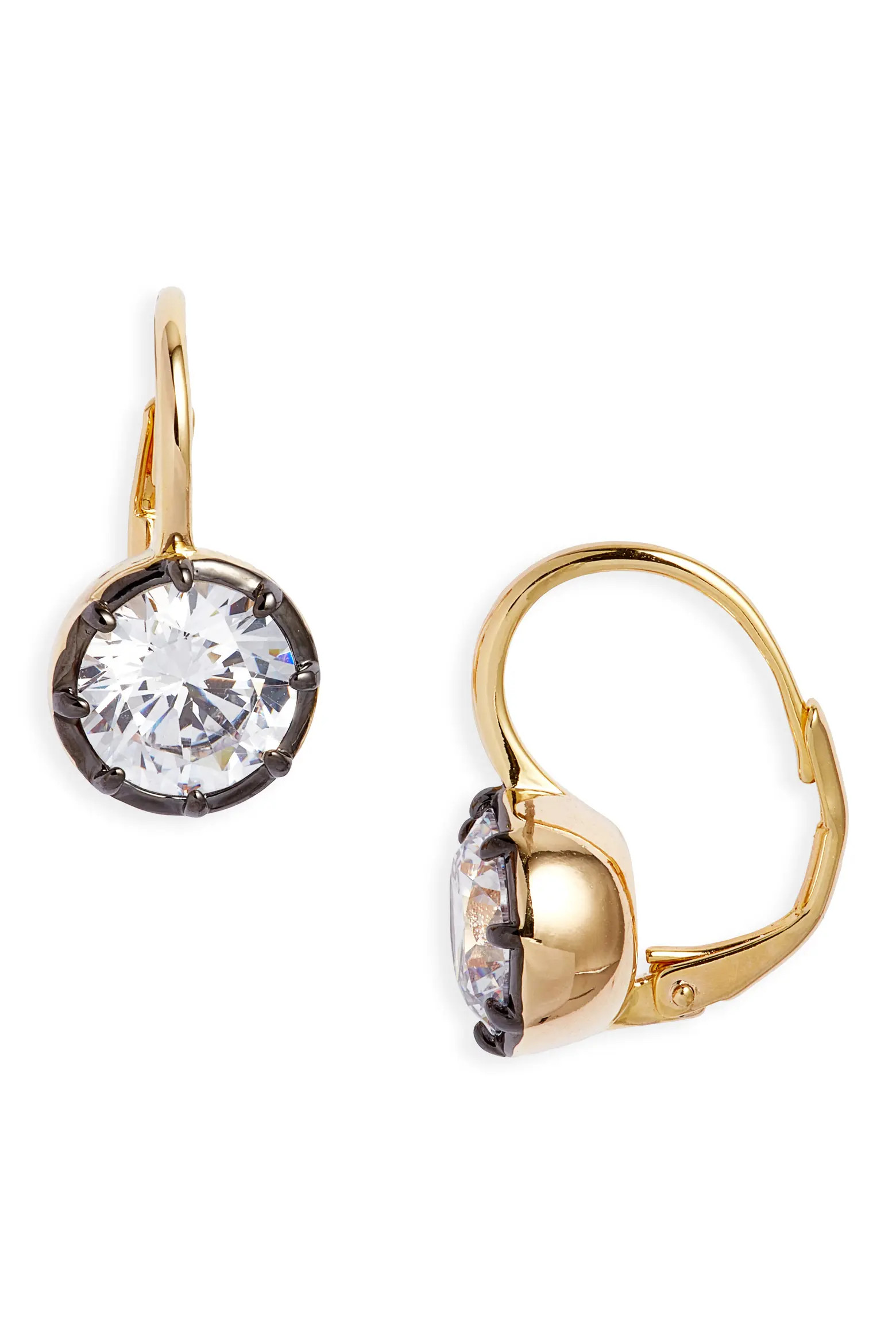 Georgian Cubic Zirconia Lever Back Earrings (Women) | Nordstrom | Nordstrom