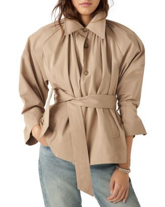 Isma Cropped Trench Coat | Bloomingdale's (US)