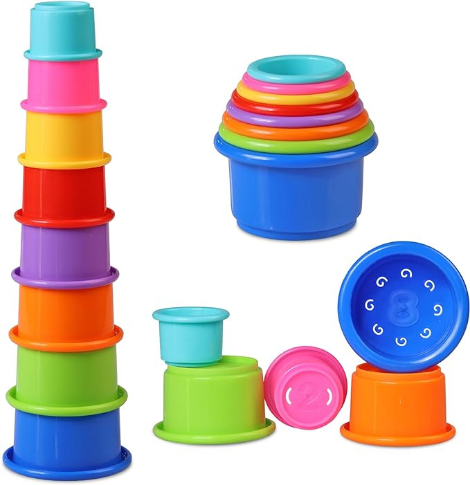 Stackable Cups Baby Toy (Rainbow) | Amazon (US)