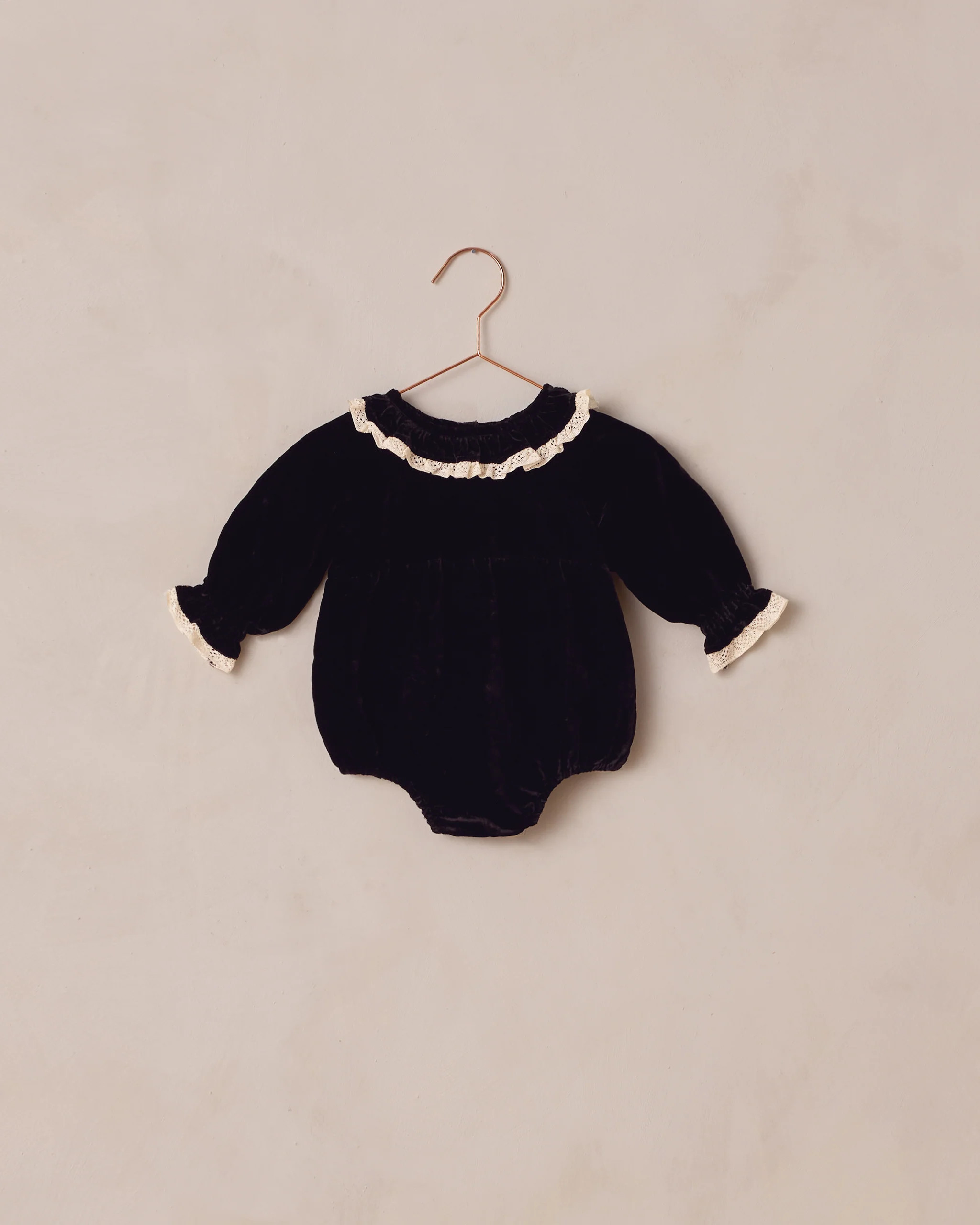 Adeline Romper | Black | Rylee + Cru