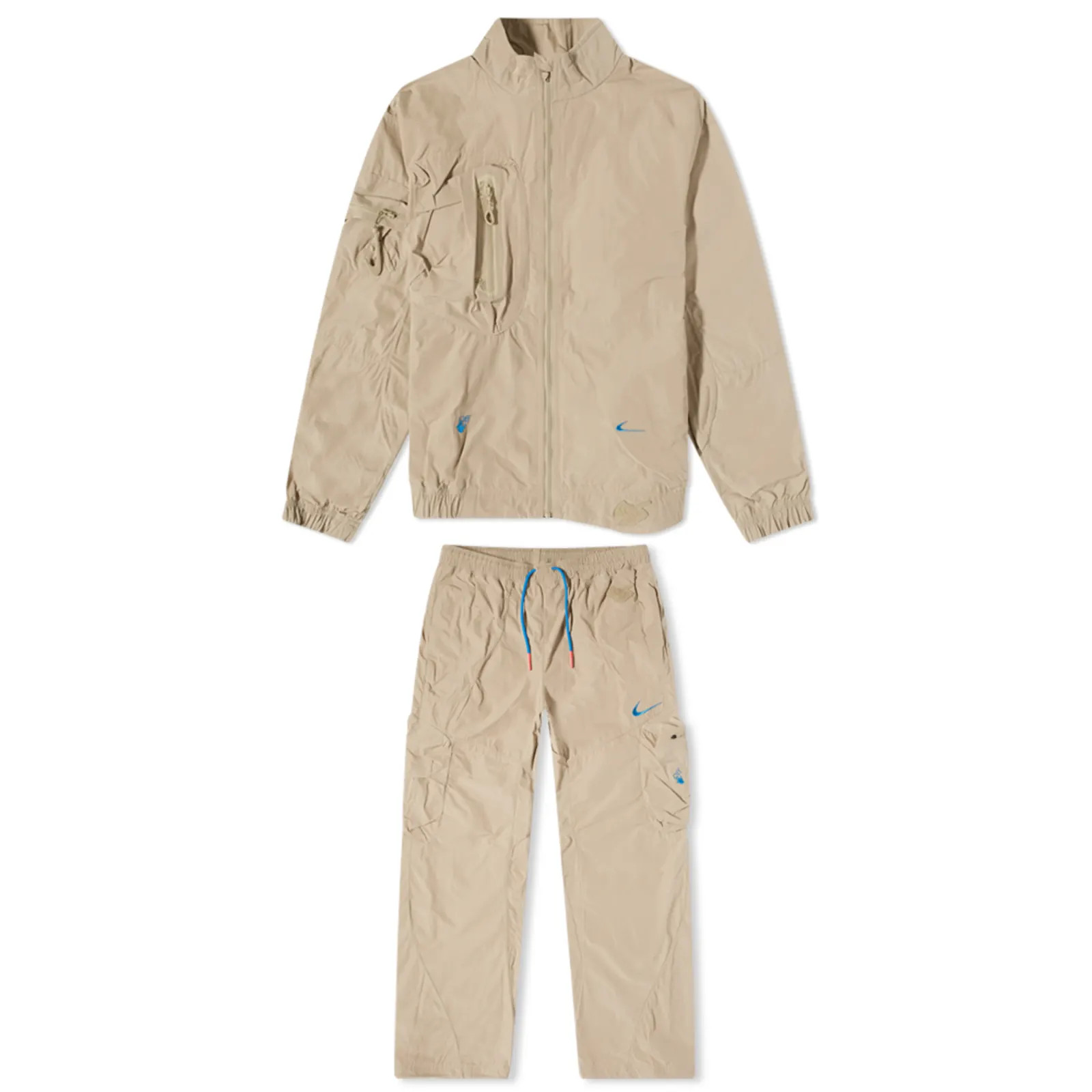 Nike x Off-White CL Tracksuit Khaki | END. (UK) | End Clothing (UK & IE)