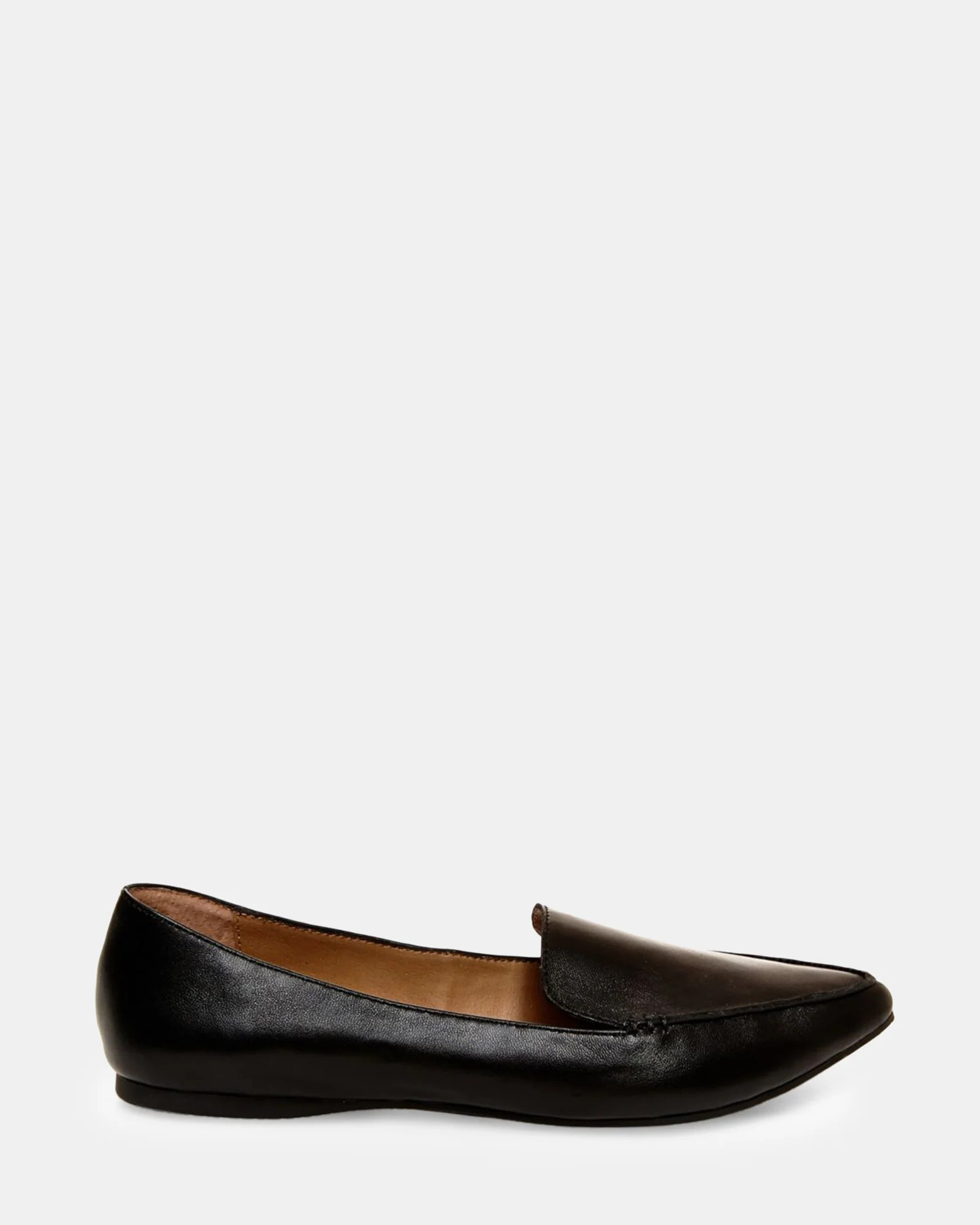 Steve Madden Feather Flats - Black - Size 6.5 - Suede/Leather | Steve Madden (Canada)