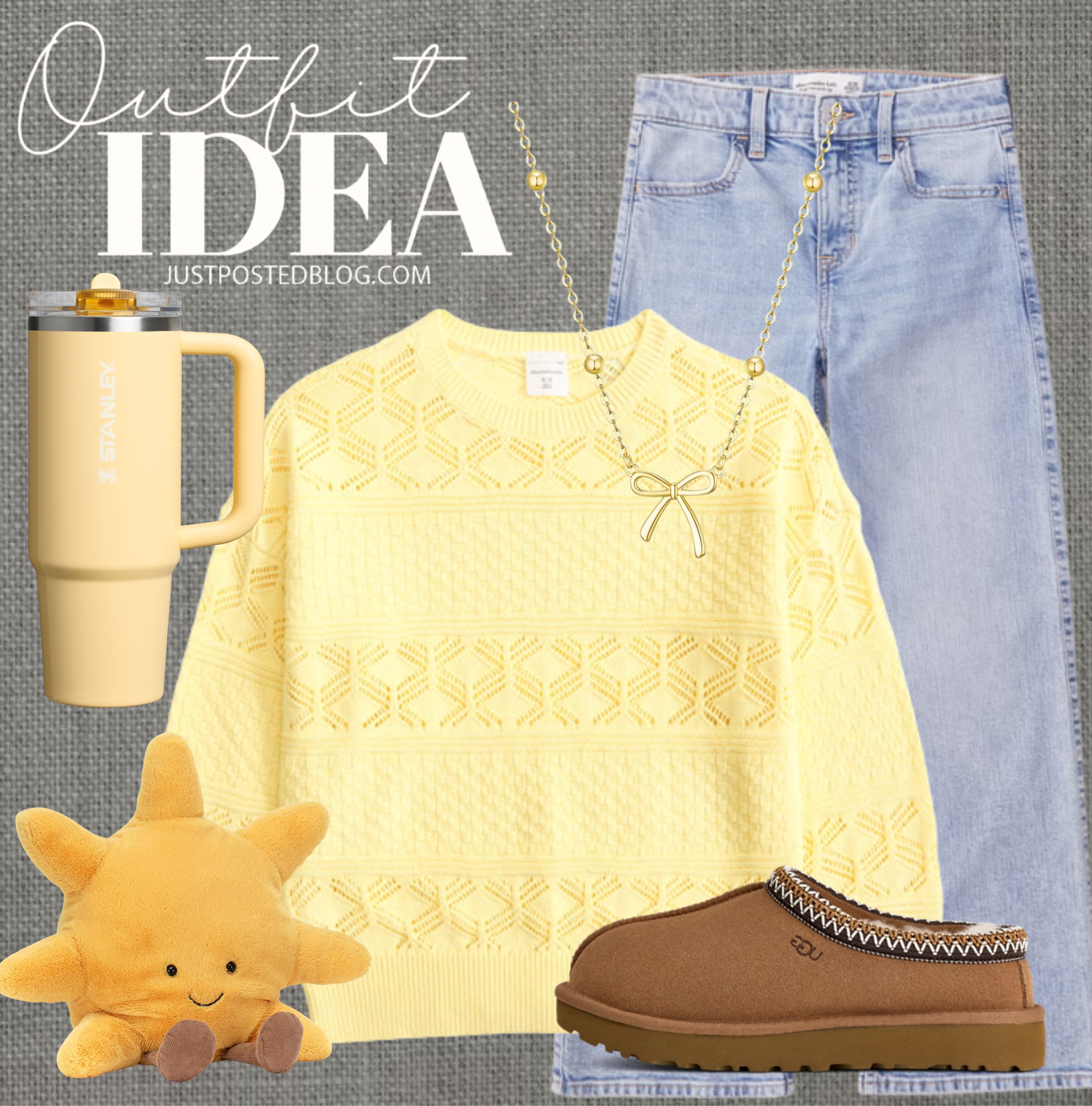 This is a perfect yellow outfit for tweens and teens!!!! 

 