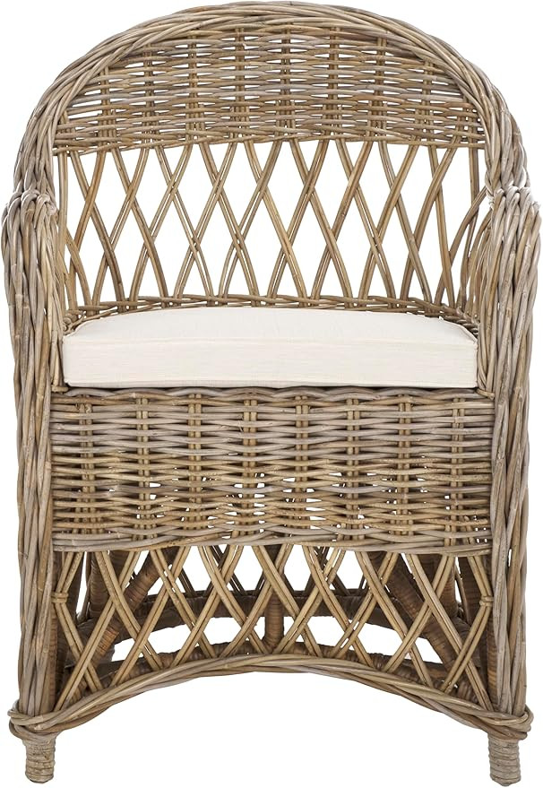 Safavieh Home Collection Inez Natural Wicker Club Chair | Amazon (US)