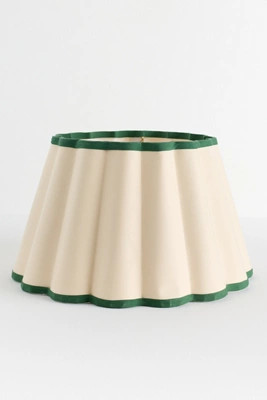 Scalloped Empire Fabric-Trimmed Lamp Shade | Anthropologie (US)