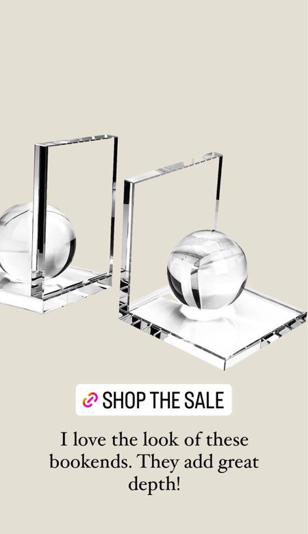 Amazon Prime Day deal! Love the look of these crystal clear bookends. 

Bookshelf styling 
Home decor
Home accessories 
How to style shelves 

#LTKsalealert #LTKxPrimeDay #LTKhome
