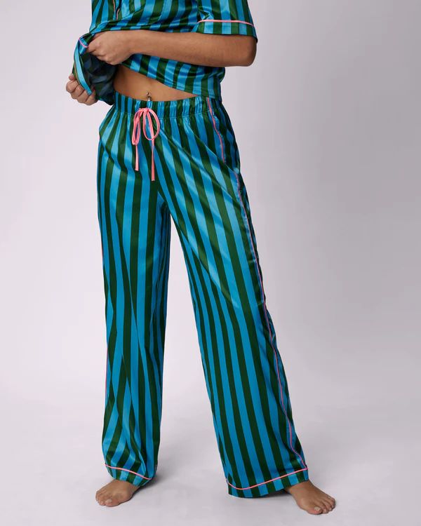 Dream Wide Leg Pants | Luxe Satin | Archived (Blueberry Haze) | Parade