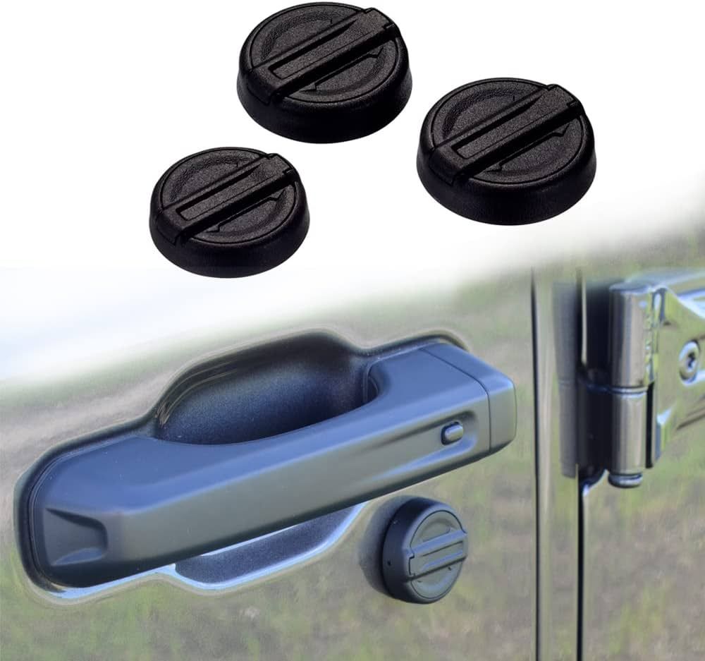 AZUTO Keyhole Covers for 2018-2024 Jeep Wrangler (JL) / Gladiator (JT) Door Security Accessories ... | Amazon (US)