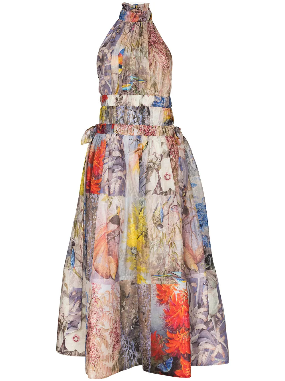 Botanica floral-print halterneck dress | Farfetch (UK)