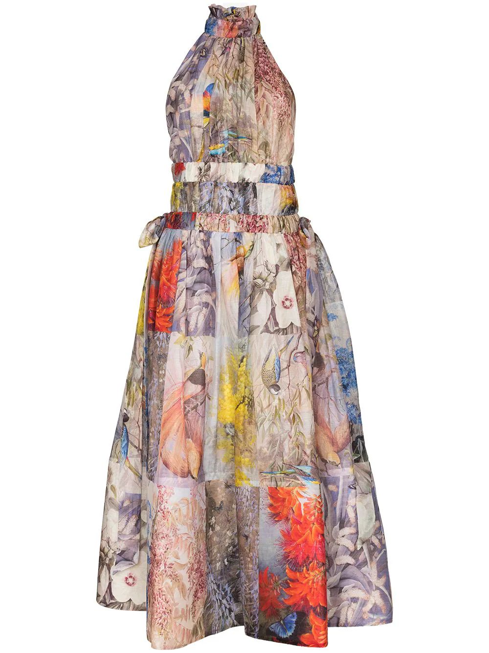 Botanica floral-print halterneck dress | Farfetch (UK)