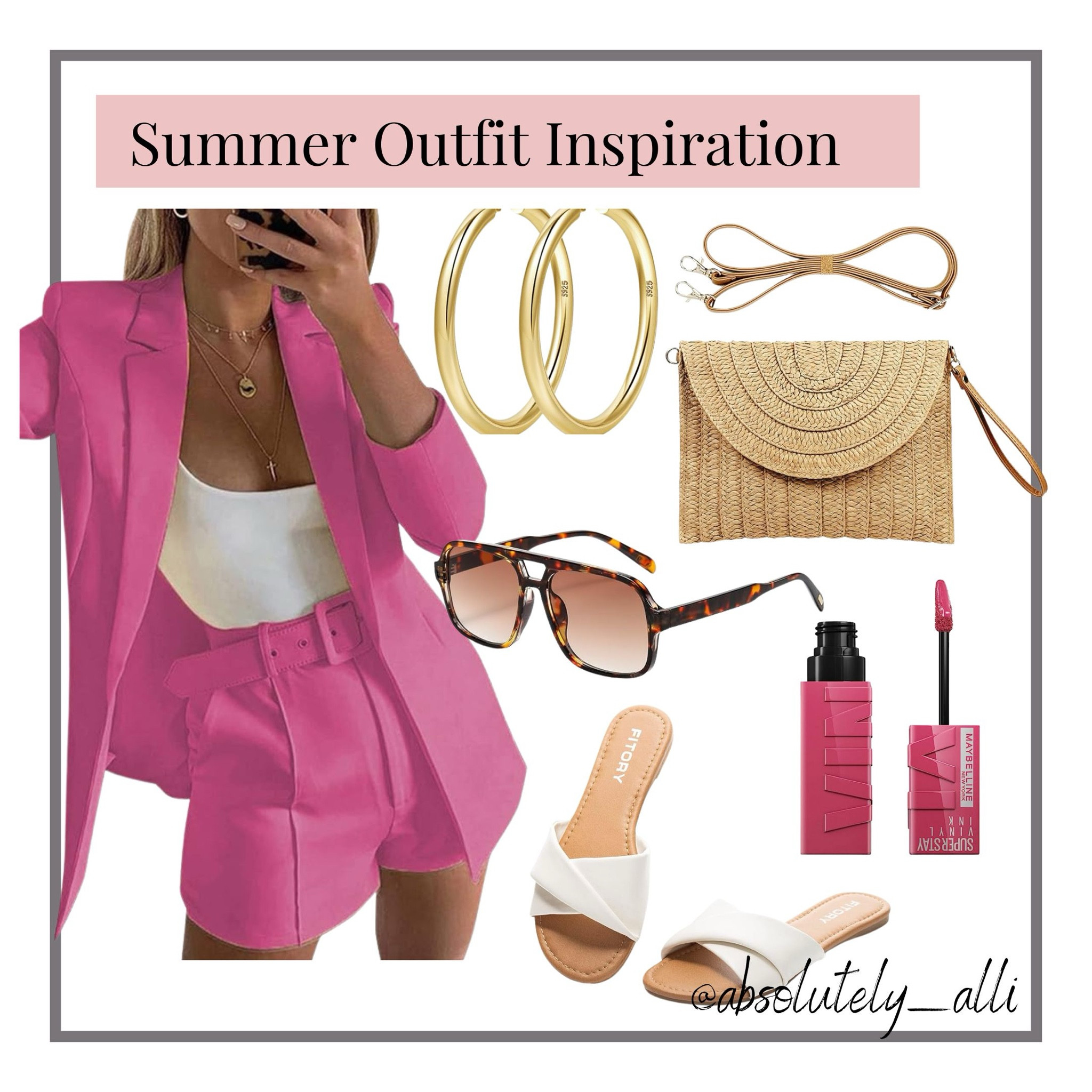 Summer outfit | country concert outfit | short set | work outfit | blazer | shorts 

#LTKSummerSales #LTKWorkwear #LTKFindsUnder100