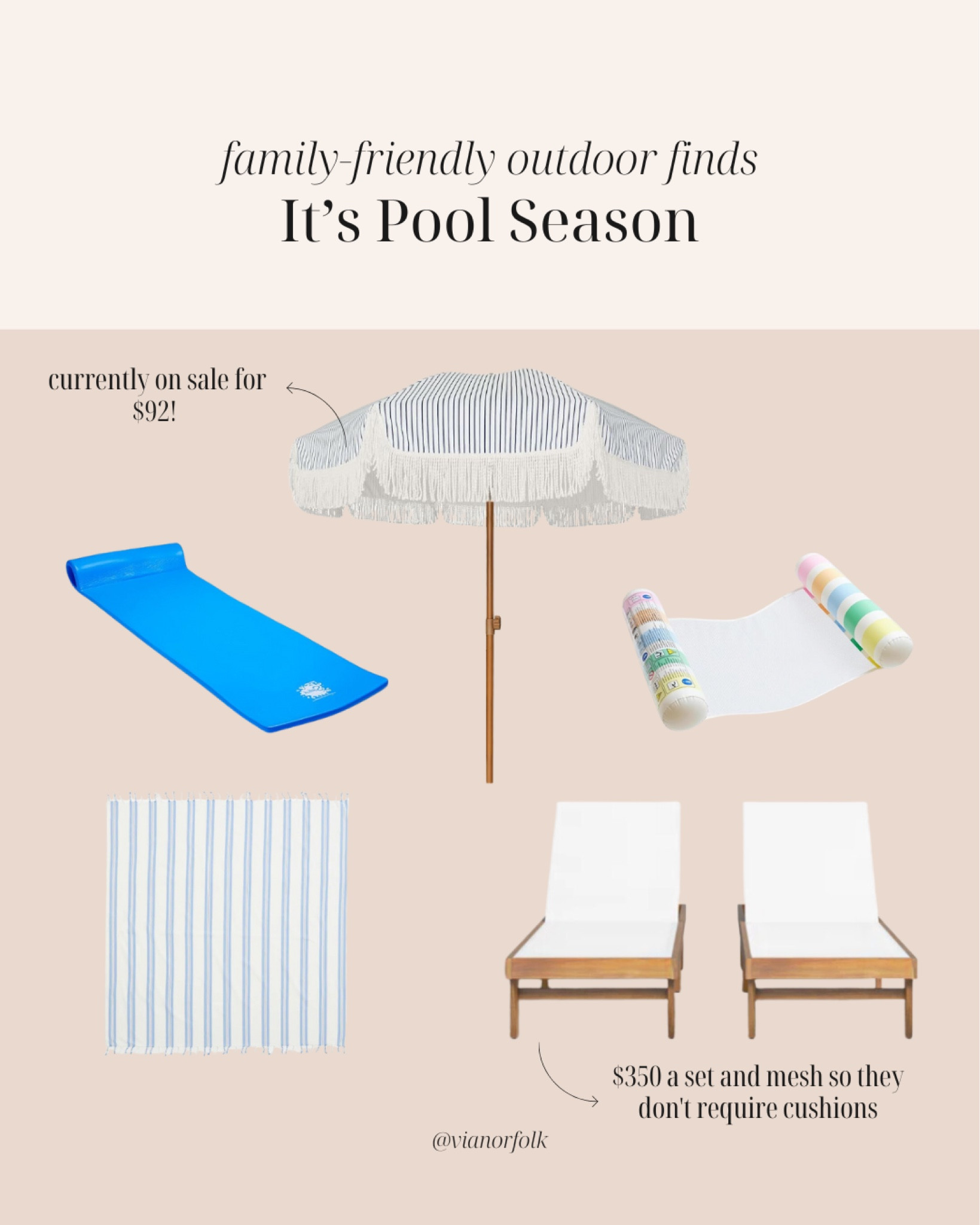 Family-friendly Outdoor Finds: It’s Pool Season //

Outdoor, Outdoor Furniture, Outdoor Pool, Outdoor Pool Furniture, Pool, Pool Floats, Pool Furniture, Pool Towels, Pool Umbrella, Lounger, Pool Lounger, Outdoor Lounger, Umbrella, Umbrella Outdoor, Outdoor Umbrella, Towels, Hammock, Hammock Float


#LTKHome #LTKSaleAlert #LTKSeasonal