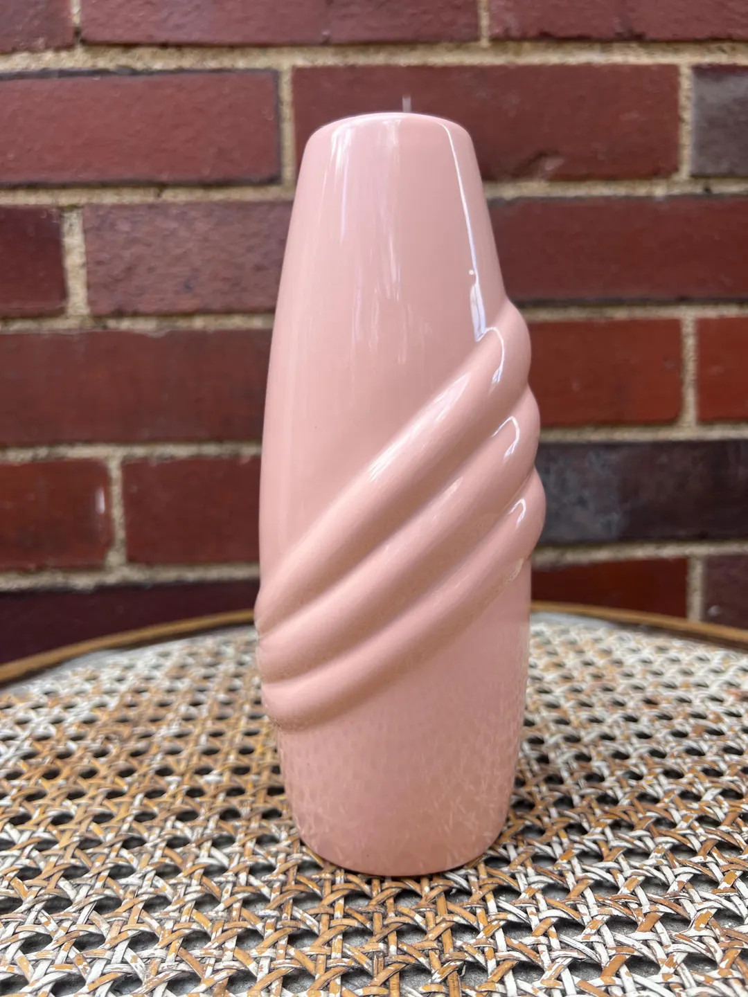 Vintage Pink Art Deco Vase | Etsy (US)