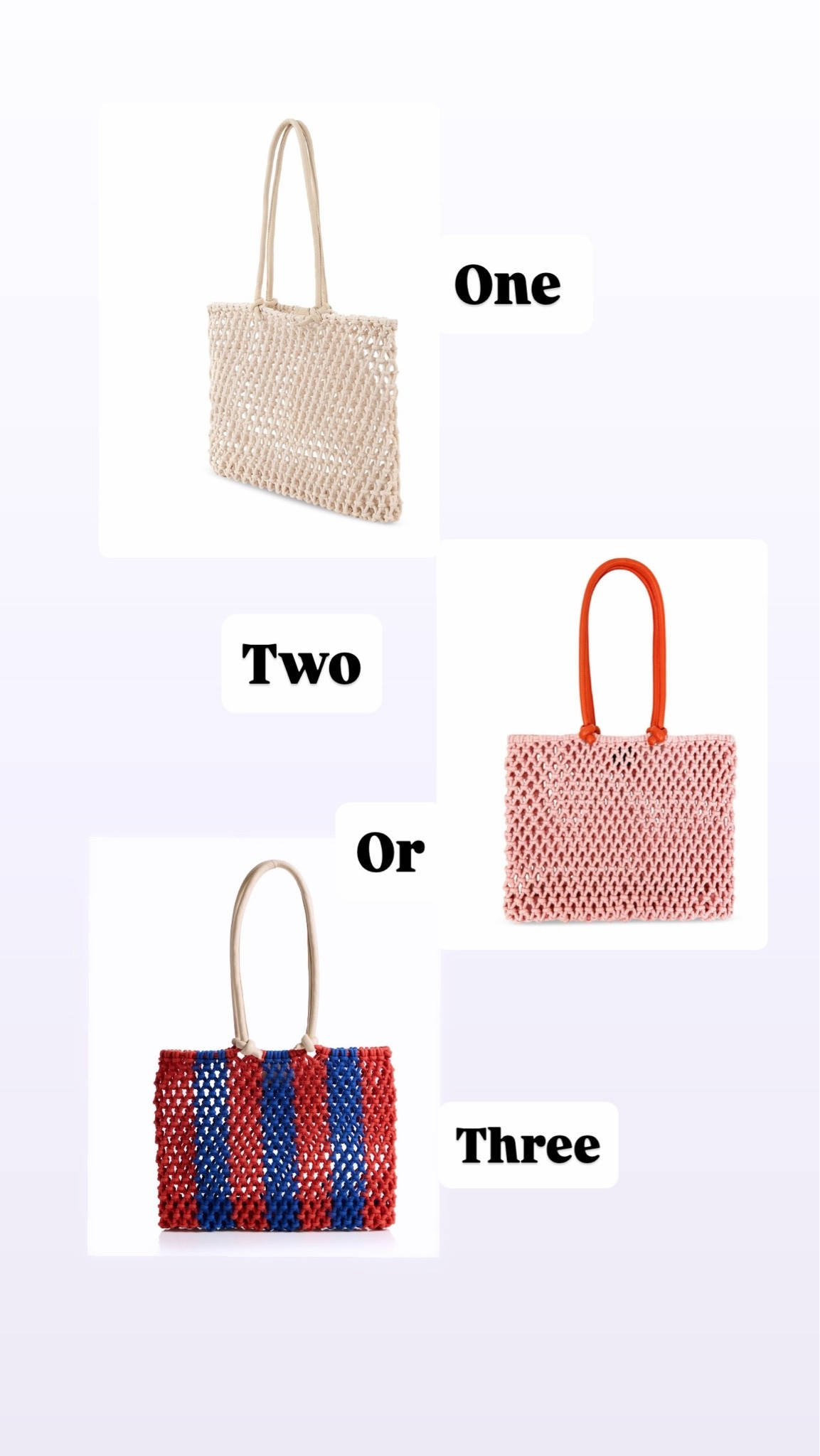 Beach sand totes 

Clare V

#LTKTravel #LTKSeasonal #LTKOver40