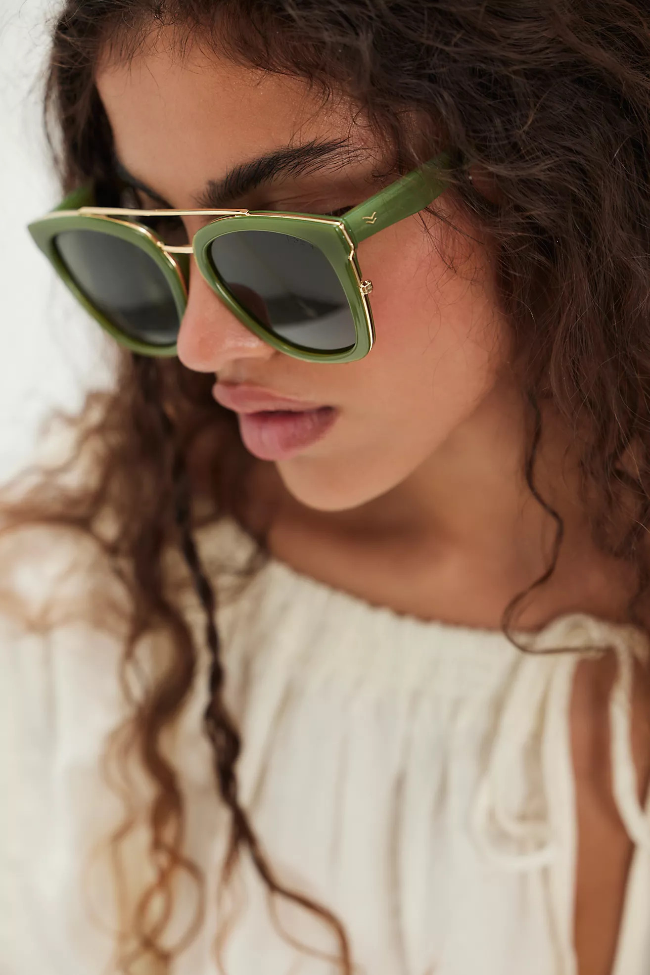 Chloe Polarized Aviator Sunglasses | Free People (Global - UK&FR Excluded)