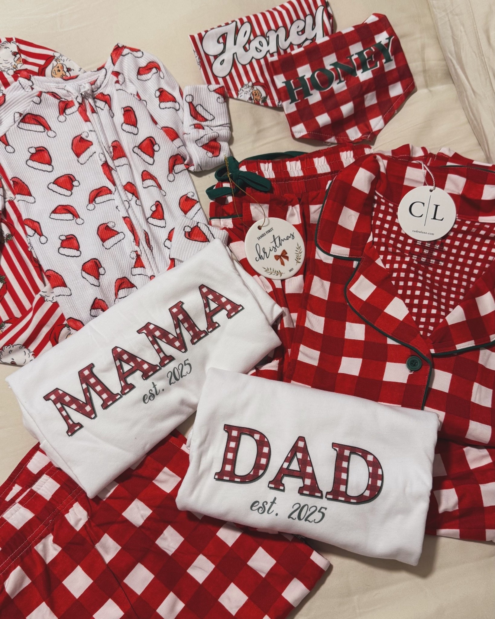 Matching holiday pajamas for the whole family! 🎄❤️use Code: SPOOKY20 for 20% off  @cadenlane #cadenlane #cadenlanepartner 

#LTKFamily #LTKSeasonal #LTKHoliday