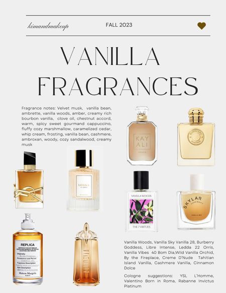 Vanilla perfume favorites

#LTKstyletip #LTKbeauty
