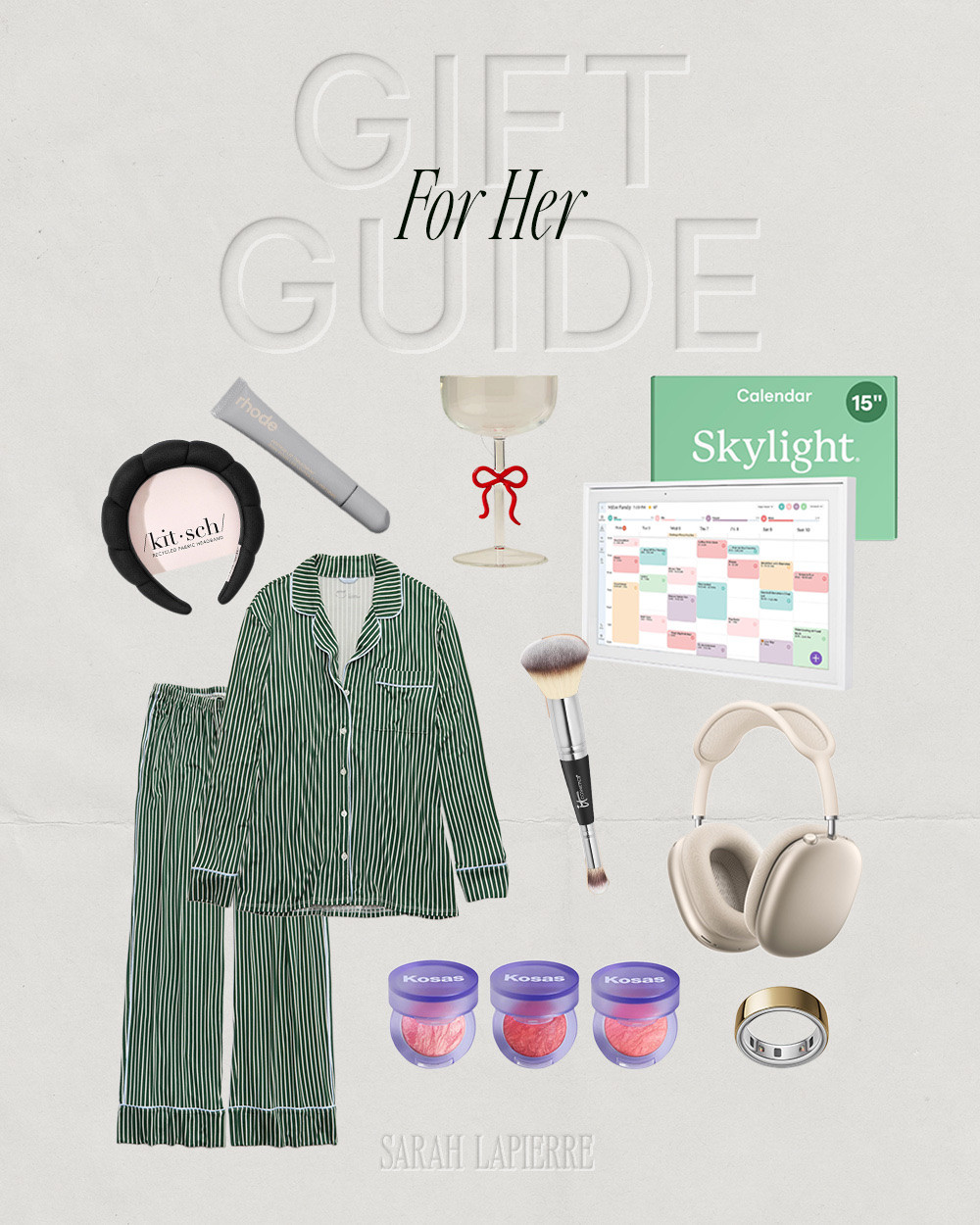 Gift ideas for the woman in your life! 🫶🏼 gift guide, winter pjs, best blushes, skylight, AirPods, Oura ring 

#LTKBeauty #LTKGiftGuide #LTKHoliday